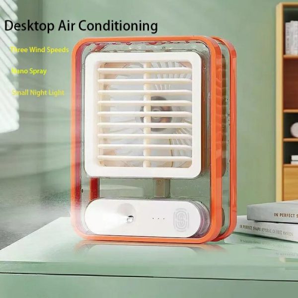 Rechargeable Mini Mist Humidifier Fan