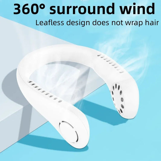 Portable Mini Neck Fan (USB Rechargeable)