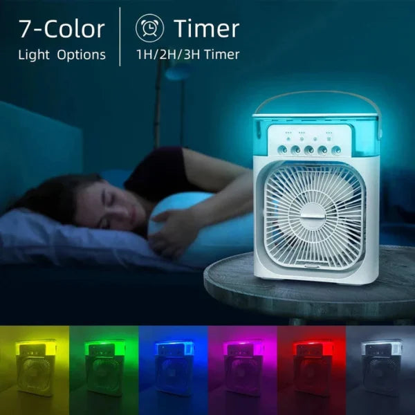 Portable Air Conditioner Fan (Mist & Cooling)