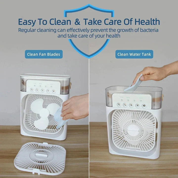 Portable Air Conditioner Fan (Mist & Cooling)