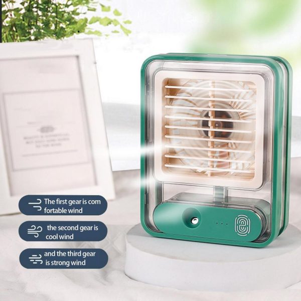 Rechargeable Mini Mist Humidifier Fan