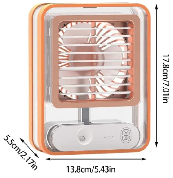 Rechargeable Mini Mist Humidifier Fan