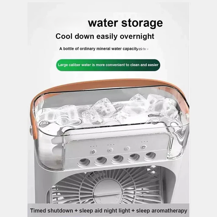 Portable Air Conditioner Fan (Mist & Cooling)