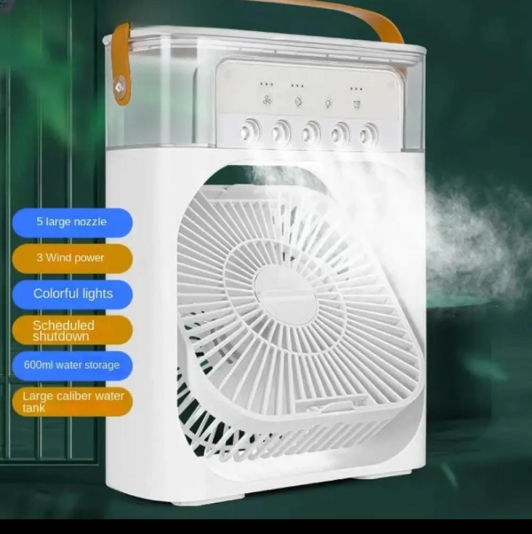 Portable Air Conditioner Fan (Mist & Cooling)