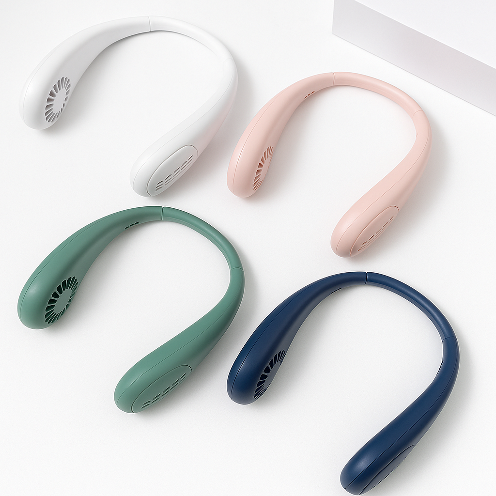 Portable Mini Neck Fan (USB Rechargeable)