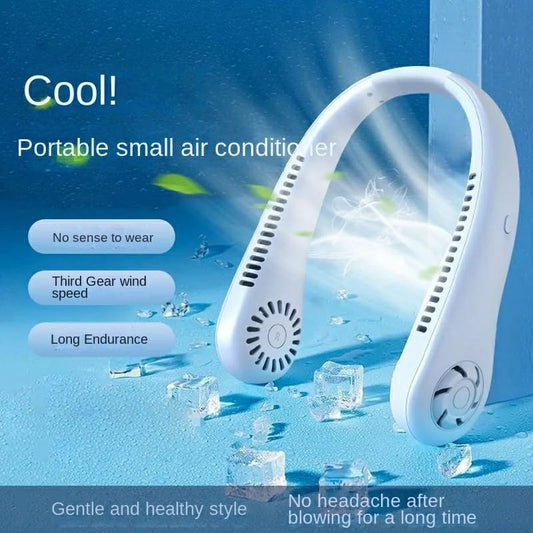Portable Mini Neck Fan (USB Rechargeable)