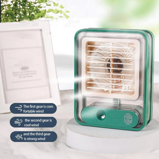Rechargeable Mini Mist Humidifier Fan